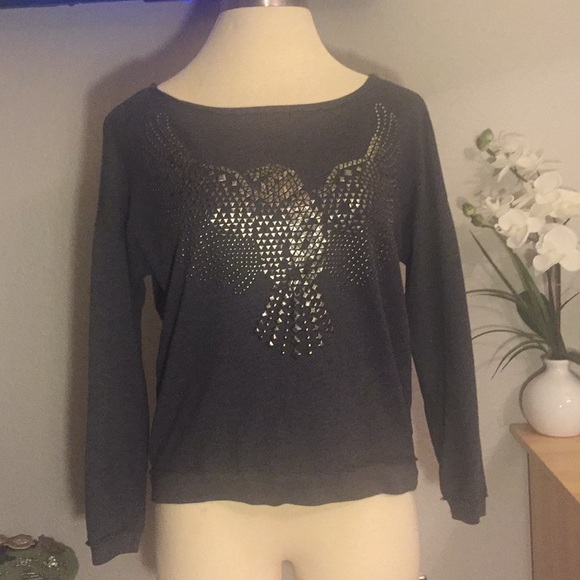 Rock & Republic Sweaters - Studded Eagle Top